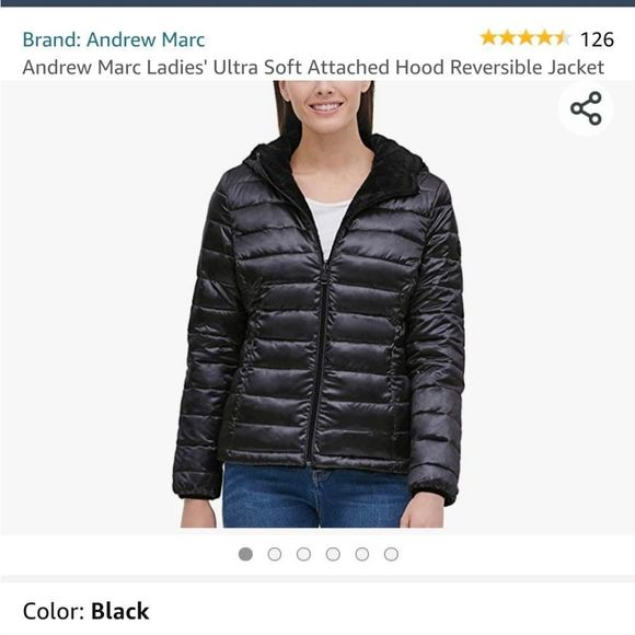 Andrew Marc reversible puffer - Picture 12 of 12